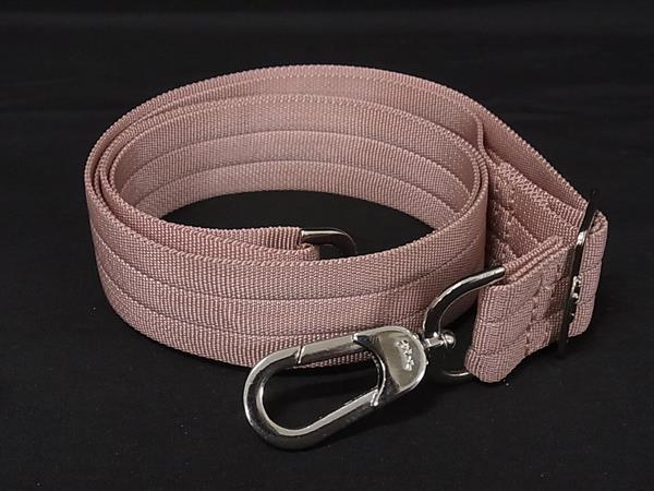 乐天商城 - ■美品■ LONGCHAMP ロンシャン キャンバス バッグ用 クロスボディ ショルダーストラップ 斜め掛け レディース ピンク系 DM3563