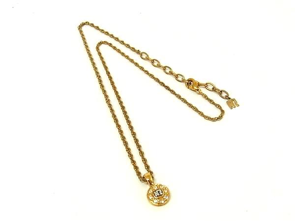 Other - NINA RICCI ニナリッチ ラインストーン ネックレス ペンダント アクセサリー レディース ゴールド系×シルバー系 DN0159