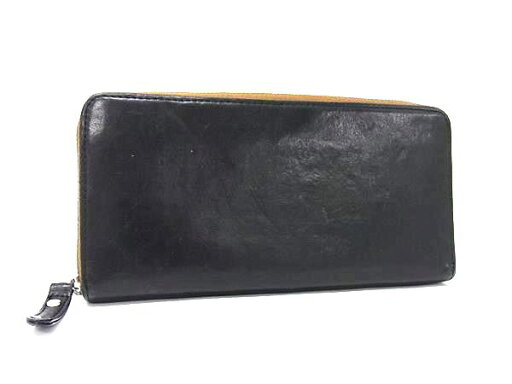 MARGARET HOWELL マーガレットハウエル レザー ラウンドファスナー 長財布 ウォレット 札入れ 小銭入れ カード入れ ブラック系 DJ5986 MARGARET HOWELL マーガレットハウエル レザー ラウンドファスナー 長財布 ウォレット 札入れ 小銭入れ カード入れ ブラック系 DJ5986
