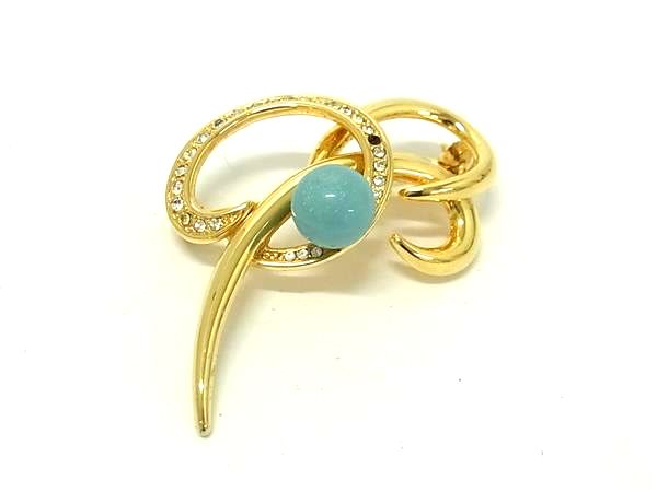 レア！✧刻印有✧ VENDOME ヴァンドーム ビンテージ ブローチ ガラス レア！✧刻印有✧ VENDOME ヴァンドーム ビンテージ ブローチ ガラス