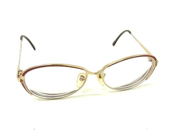 Alain Mikli - GIVENCHY ジバンシィ 度入り メガネ 眼鏡 めがね レディース メンズ ゴールド系×オレンジ系 DM3198