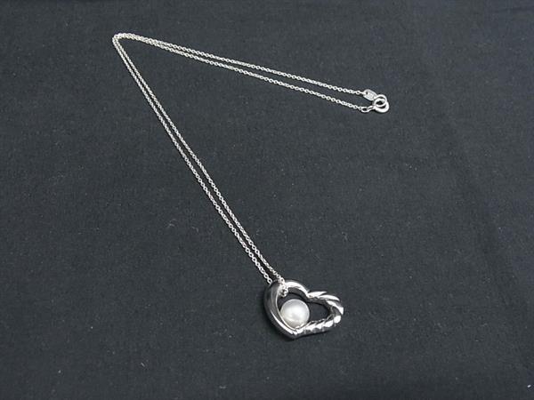 Cubic Zirconia - ■美品■ TASAKI タサキ 本真珠 アコヤ真珠 パール約6mm SV925 ネックレス ペンダント アクセサリー レディース シルバー系 DM3451