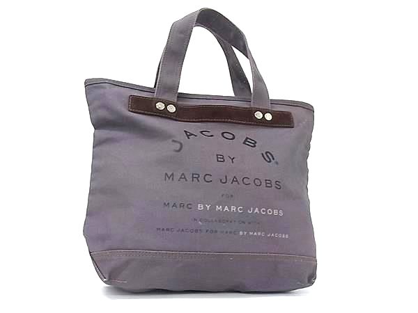 MARC BY MARC JACOBS マークバイマークジェイコブス キャンバス トートバッグ レディース メンズ パープル系 DN7288