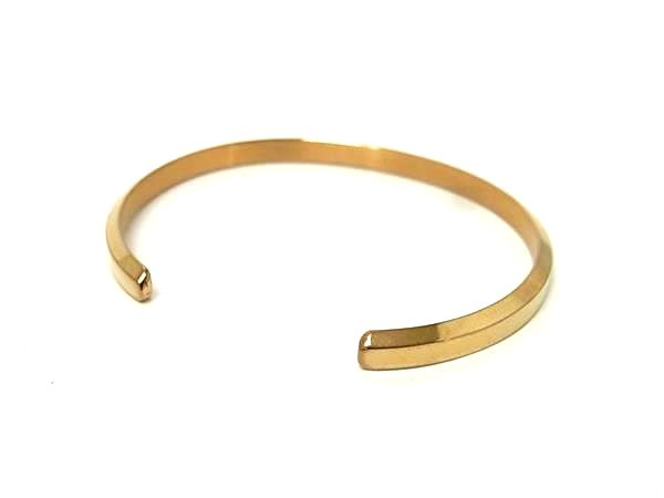 pleasure-Store 楽天市場店の■美品■ Daniel Wellington ダニエル ウェリントン バングル ブレスレット アクセサリー 表記サイズ M シャンパンゴールド系 DJ7509｜アングル2