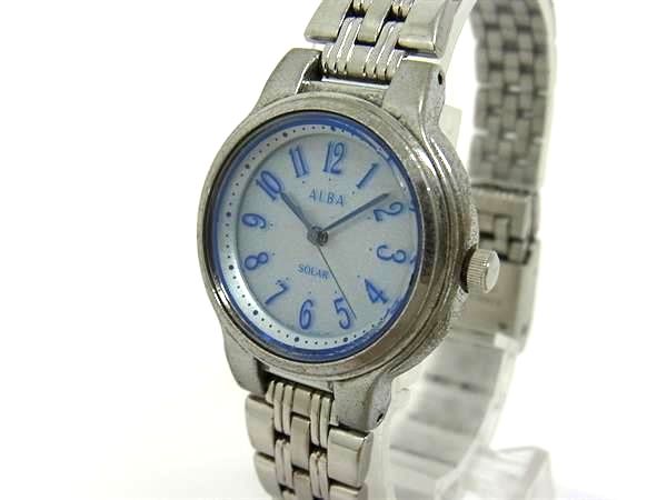 樂天商城 - ■稼働品■ SEIKO セイコー アルバ SS ソーラー 10気圧防水 腕時計 ウォッチ レディース シルバー系 DJ8031