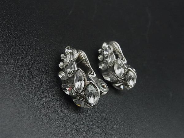 MONET モネ ラインストーン クリップ式 イヤリング アクセサリー レディース シルバー系 DM0513
