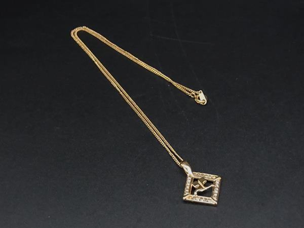 Other - courreges クレージュ ラインストーン ネックレス ペンダント アクセサリー レディース ゴールド系 DM0515
