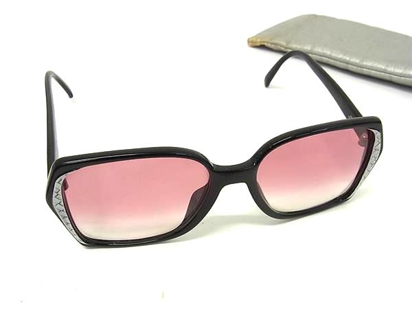 ■美品■ ChristianDior クリスチャンディオール 2402A 90 サングラス メガネ 眼鏡 めがね メンズ レディース ブラック系 DM3702
