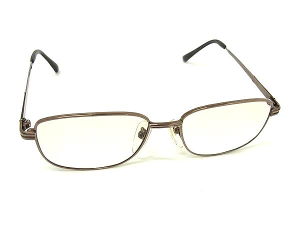 ■美品■ BURBERRY バーバリー 度入り めがね メガネ 眼鏡 メンズ レディース ブロンズ系×クリア DM3962