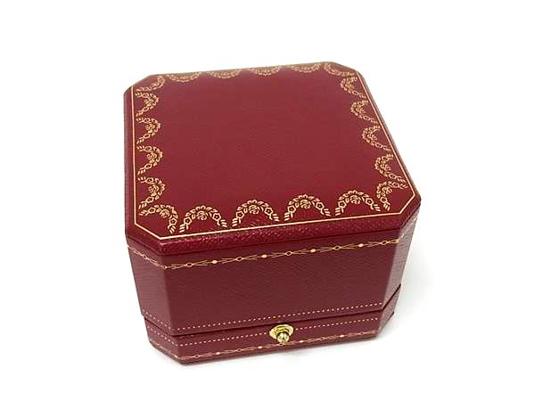■極美品■ Cartier カルティエ 保存箱 アクセサリーケース ジュエリーケース 小物入れ ボルドー系 DM4036