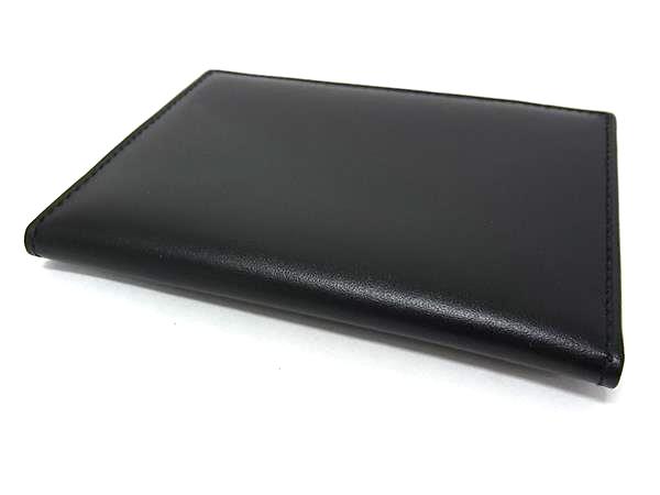 ■美品■ dunhill ダンヒル レザー カードケース カード入れ パスケース 定期入れ メンズ ブラック系 DJ7039
