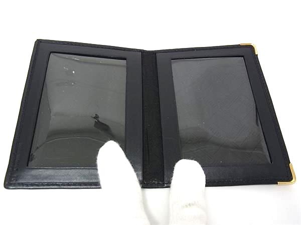 ■美品■ dunhill ダンヒル レザー カードケース カード入れ パスケース 定期入れ メンズ ブラック系 DJ7039