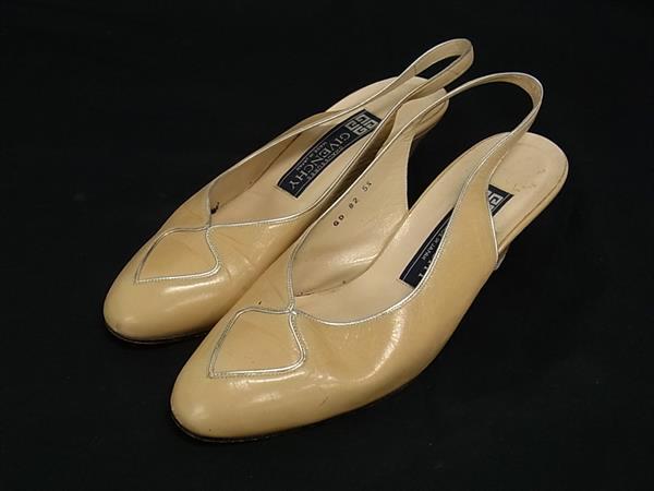 樂天商城 - GIVENCHY ジバンシィ レザー ヒール サンダル 表記サイズ 5 1/2 (約23cm) シューズ 靴 レディース ベージュ系 DJ7069