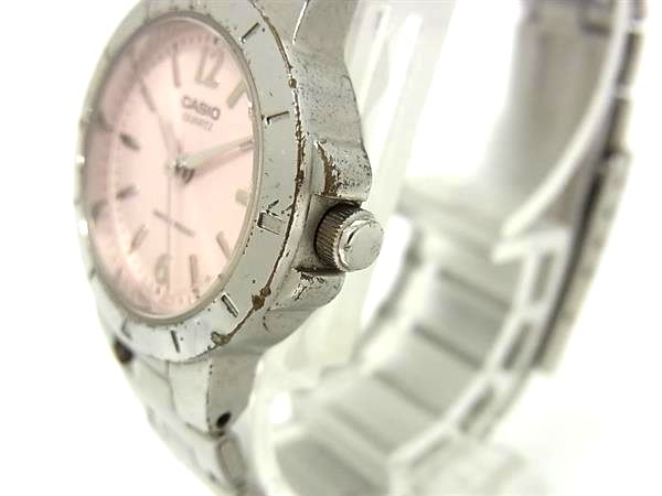 pleasure-Store 楽天市場店のCASIO カシオ LTP-1177 SS クォーツ 生活防水 腕時計 ウォッチ レディース シルバー系 DJ7085｜アングル2