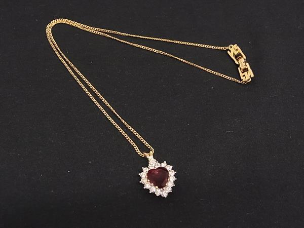 Other - ■美品■ NINA RICCI ニナリッチ ハート ネックレス ペンダント アクセサリー レディース ゴールド系 DN0262