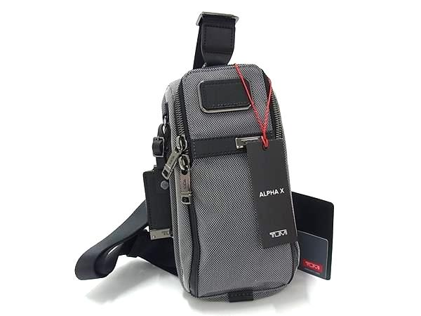 ■新品■未使用■ TUMI トゥミ 148603 アルファ ナイロン ショルダーバッグ ボディバッグ クロスボディ グレー系 FV4582