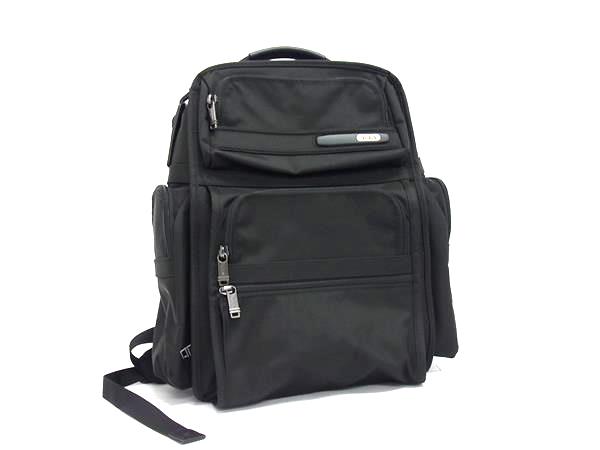 ■新品同様■ TUMI トゥミ 263578D4 ナイロン リュックサック バックパック デイパック メンズ ブラック系 FV6722(4.0)