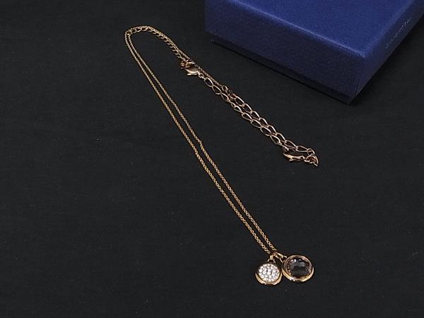 樂天商城 - ■美品■ SWAROVSKI スワロフスキー 5564908 タリア ダブル ネックレス ペンダント アクセサリー レディース ゴールド系 FV7916