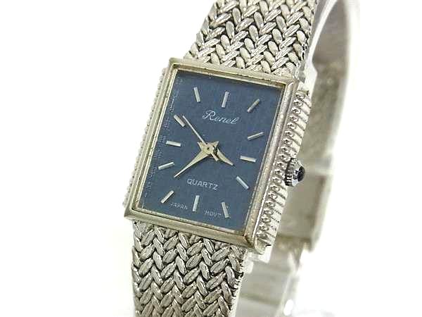 Renel レネル クォーツ腕時計 ウォッチ レディース メンズ シルバー系 DJ1027