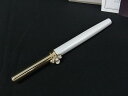 ■新品■未使用■ MIKIMOTO ミキモト 本真珠 アコヤ真珠 パール 約3mm フラワー リップブラシ リップライナー アイボリー系 DJ2235
