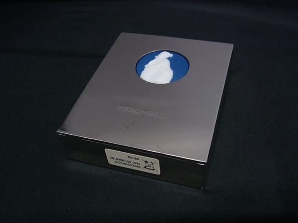 WEDGWOOD ウェッジウッド ジャスパー クォーツ 置き時計 クロック インテリア シル...