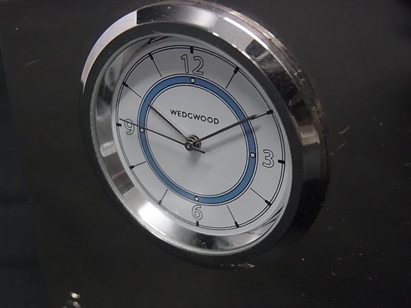 WEDGWOOD ウェッジウッド ジャスパー クォーツ 置き時計 クロック インテリア シル...