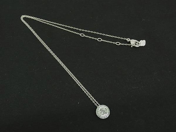 ■極美品■ SWAROVSKI スワロフスキー ラインストーン ネックレス ペンダント アクセサリー レディース ゴールド系 DN0291(4.0)