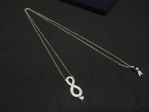 樂天商城 - ■新品■未使用■ SWAROVSKI スワロフスキー インフィニティ ラインストーン ネックレス ペンダント アクセサリー シルバー系 FV7918