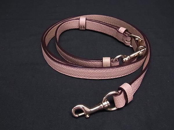 COACH - ■新品同様■ COACH コーチ レザー バッグ用 ショルダーストラップ クロスボディ 肩掛け 斜め掛け ピンクベージュ系 BT3420