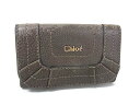 Chloe クロエ レザー 6連 キーケース 鍵入れ レディース グレー系 DI5908(4)