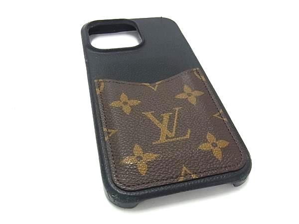 LOUIS VUITTON ルイヴィトン M82888 モノグラム バンパー iPhone15Pro Max 対応 アイフォンケース スマホケースブラック系 FS9912