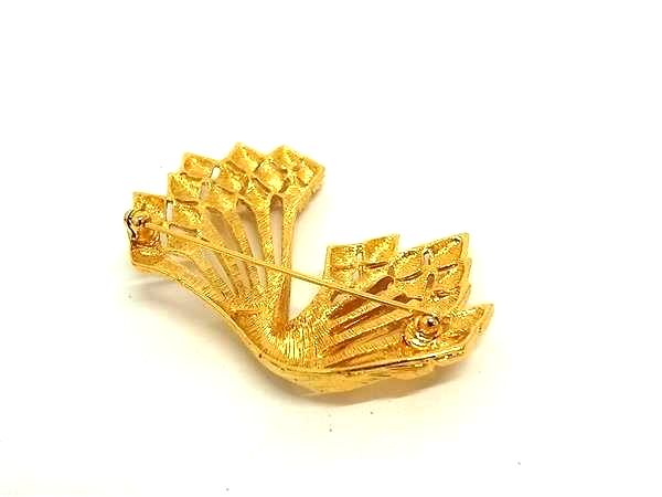 ■極美品■ MONET モネ ピンブローチ ピンバッジ アクセサリー レディース メンズ ゴ...