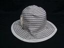 ■美品■ Hats&Dreams ハッツアンドドリームス ポリエステル×ナイロン バケットハット 帽子 表記サイズ F ホワイト系 DJ1968