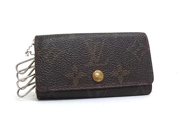 LOUIS VUITTON ルイヴィトン M62631 モノグラム ミュルティクレ4 4連 キーケース ...