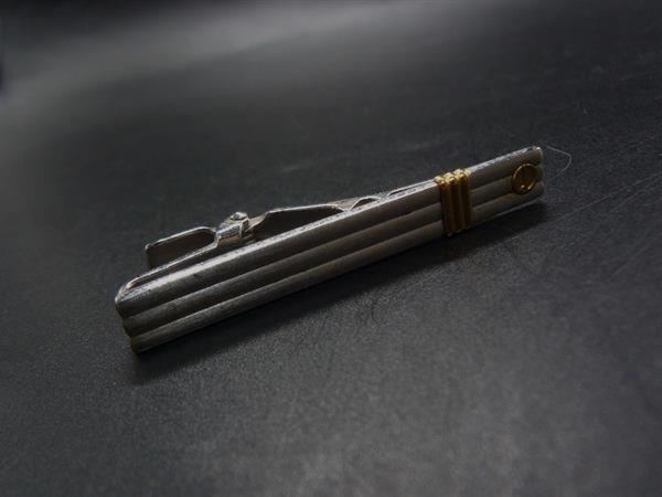 Hawaiian Jewelry - dunhill ダンヒル ネクタイピン タイクリップ アクセサリー ビジネス 紳士 メンズ シルバー系×ゴールド系 DJ3518