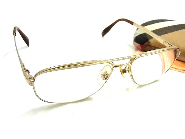 BURBERRY バーバリー BE 1019T 度入り チェック柄 メ