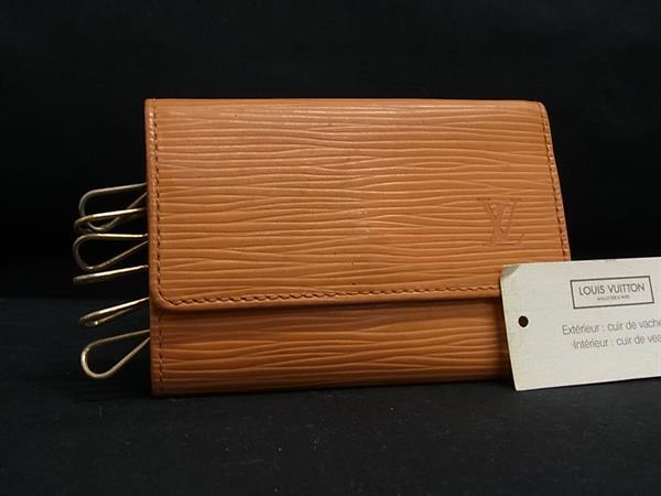 LOUIS VUITTON ルイヴィトン M6381H エピ ミュルティクレ6 6連 キーケース 鍵入れ レディース メンズ マンダリン オレンジ系 DM5274