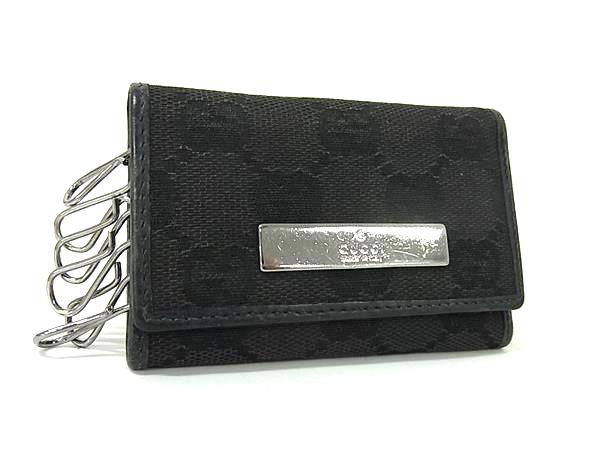 GUCCI グッチ GG柄 キャンバス×レザー