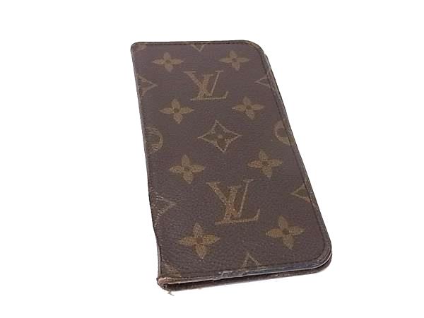 LOUIS VUITTON ルイヴィトン M67482 モノグラム フォリオ iPhoneXR 対応 手帳型 アイフォンケース スマホケース ブラウン系 DM5568