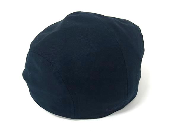 ■新品■未使用■ LACOSTE ラコステ コットン100%キャスケット 帽子 表記サイズ 58cm メンズ ネイビー系 BN3603