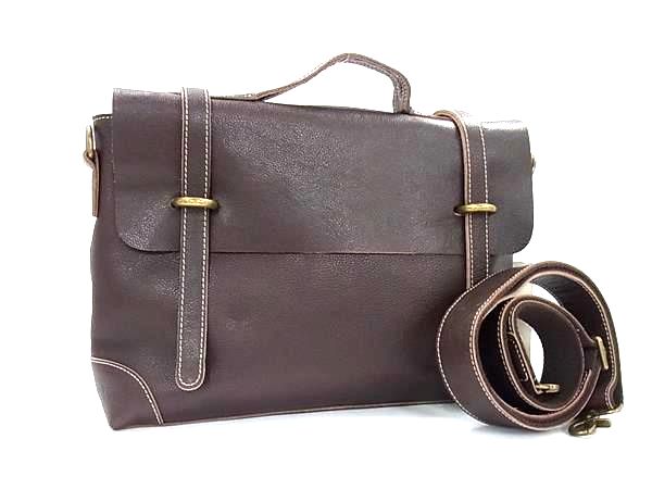Other - ■新品■未使用■ FRANKL IN MUSK フランクリンムスク レザー 2WAY ハンドバッグ ショルダー クロスボディ メンズ ブラウン系 BN4327