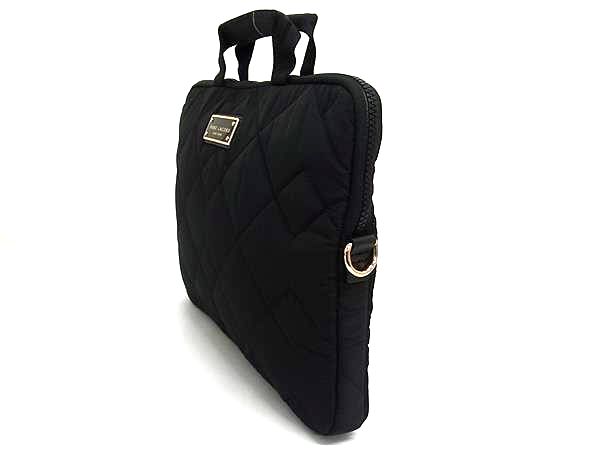■新品■未使用■ MARC JACOBS マークジェイコブス ナイロン 2WAY ショルダー トート ハンドバッグ ブラック系 FS1581