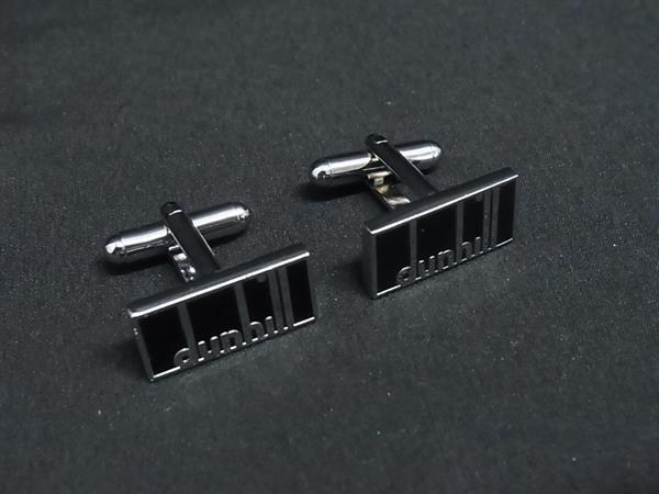 乐天商城 - ■美品■ dunhill ダンヒル カフスボタン カフリンクス アクセサリー ビジネス 紳士 メンズ シルバー系 DM5412