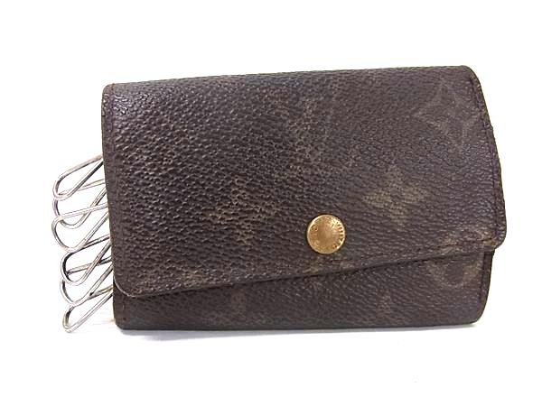 LOUIS VUITTON ルイヴィトン M62630 モノグラム ミュルティクレ6 6連 キーケース 鍵入れ メンズ レディース ブラウン系 DM5888