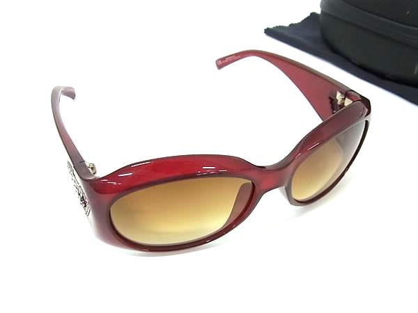 ■美品■ EMPORIO ARMANI エンポリオアルマーニ EA 9358/S サングラス 眼鏡 めがね レディース メンズ レッド系 DM6750(4.0)