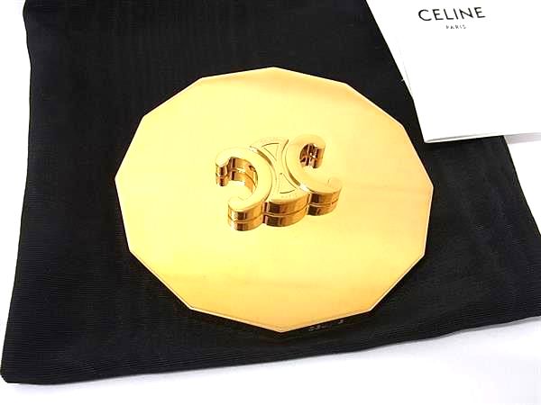 ■美品■ CELINE セリーヌ キャンドル トリオンフ リッド キャンドル用 蓋 ゴールド系 BS4023