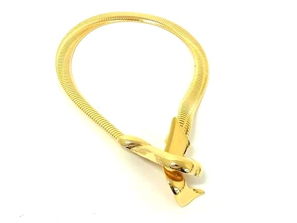 ■極美品■ ACCESSOCRAFT NYC アクセソクラフト ベルト レディース ゴールド系 DJ0558