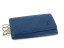 LOUIS VUITTON ルイヴィトン M63825 エピ ミュルティクレ4 4連 キーケース 鍵入れ メンズ レディース トレドブルー DJ0643