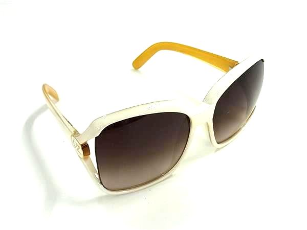 ■美品■ VONZIPPER ボンジッパー サングラス メガネ 眼鏡 レディース メンズ ホワイト系 DJ9863