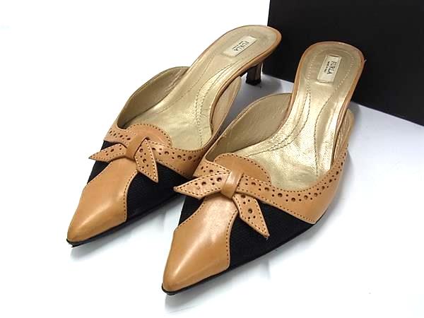 ■美品■ FURLA フルラ レザー ヒール